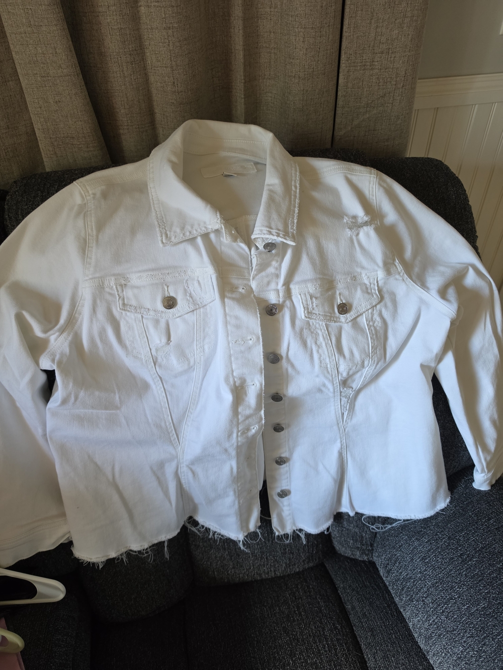 Maurices White Denim Jean Jacket